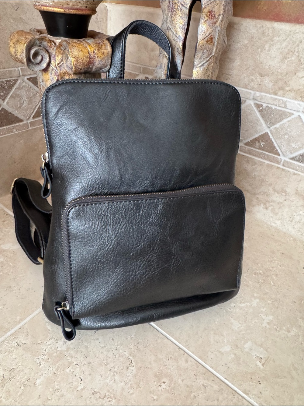 Joy Susan Julia Mini Backpack Black NWT